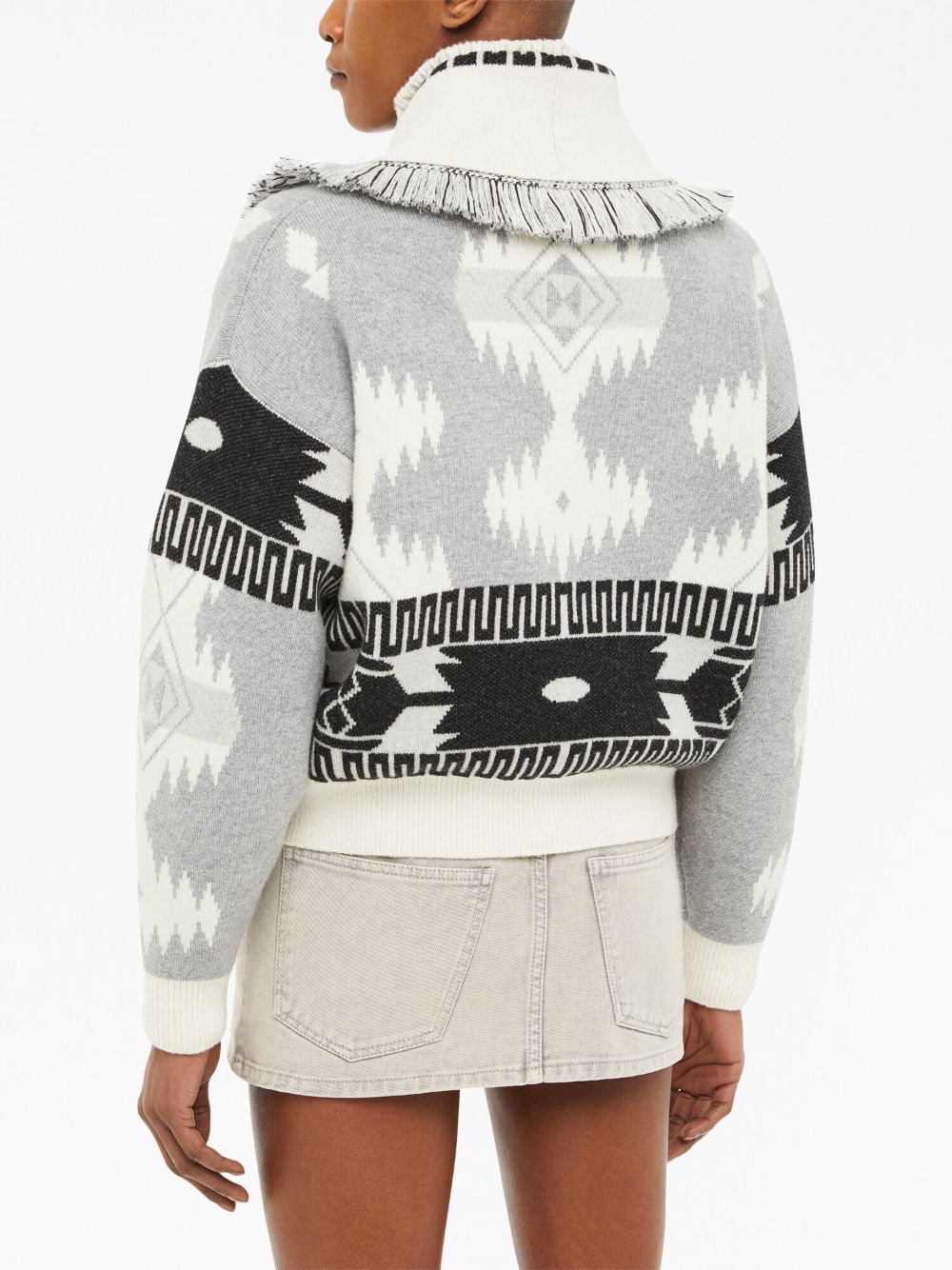 Alanui Grey Knit Sweater for Women - Cozy Oversized Pullover for Fall & Winter | Perfect for Casual Outfits, Travel & Lounge Wear