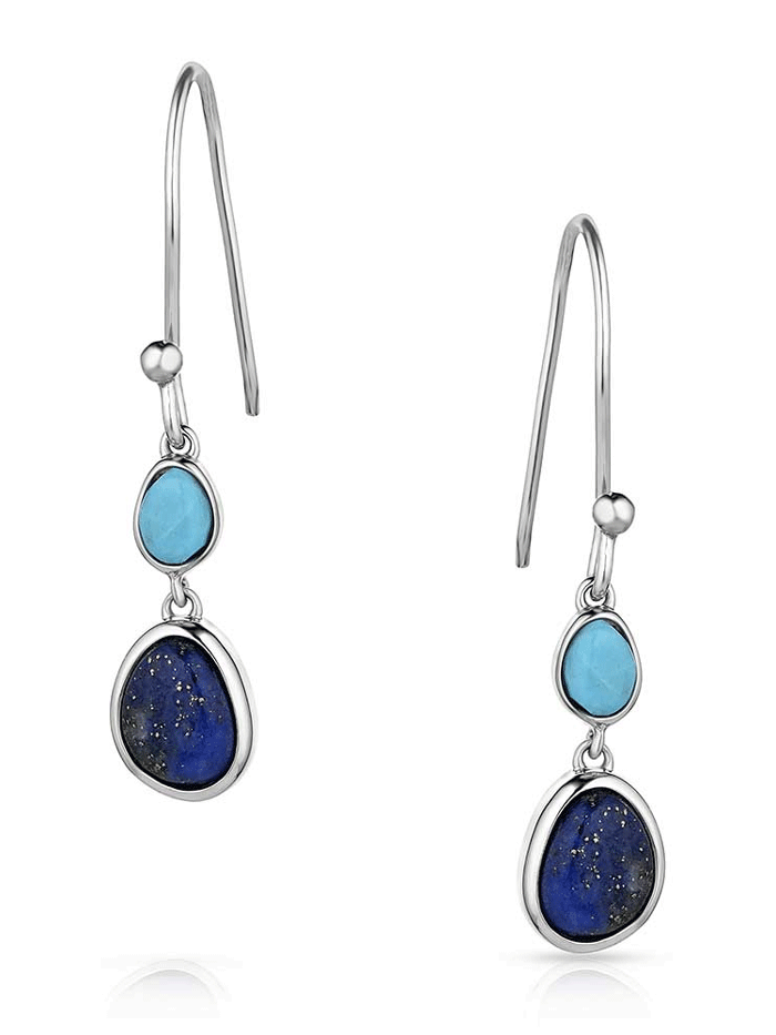Montana Silversmiths ER5856 Nature's Obsession Sterling Silver Earrings for Women - Perfect for Everyday Wear, Date Nights & Special Occasions