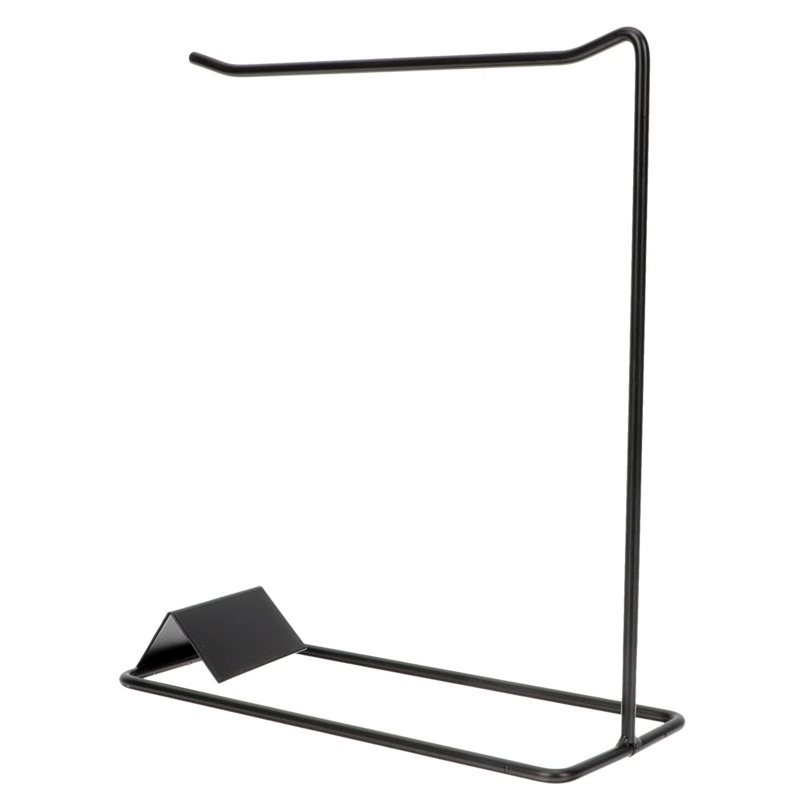 HOMSFOU Black Iron Jewelry Display Stand - Earring Holder & Necklace Organizer Rack for Boutique, Retail Store, and Home Decor