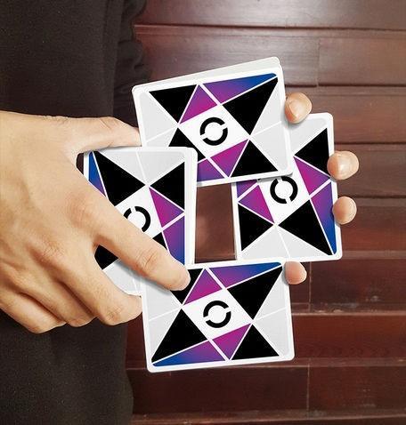 Cardistry Purple (1st Edition) - Premium Playing Cards for Magic Tricks & Card Flourishing | Perfect for Cardists, Magicians & Collectors
