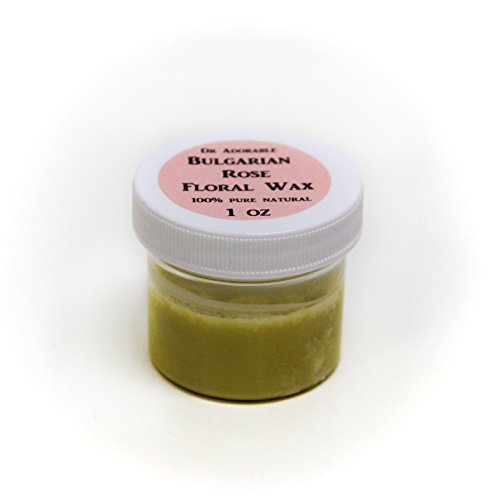 Organic Bulgarian Rose Wax - 1 Oz | Pure & Natural Skin Care for Face, Body & Hair | Perfect for Aromatherapy, Massage & DIY Beauty Products