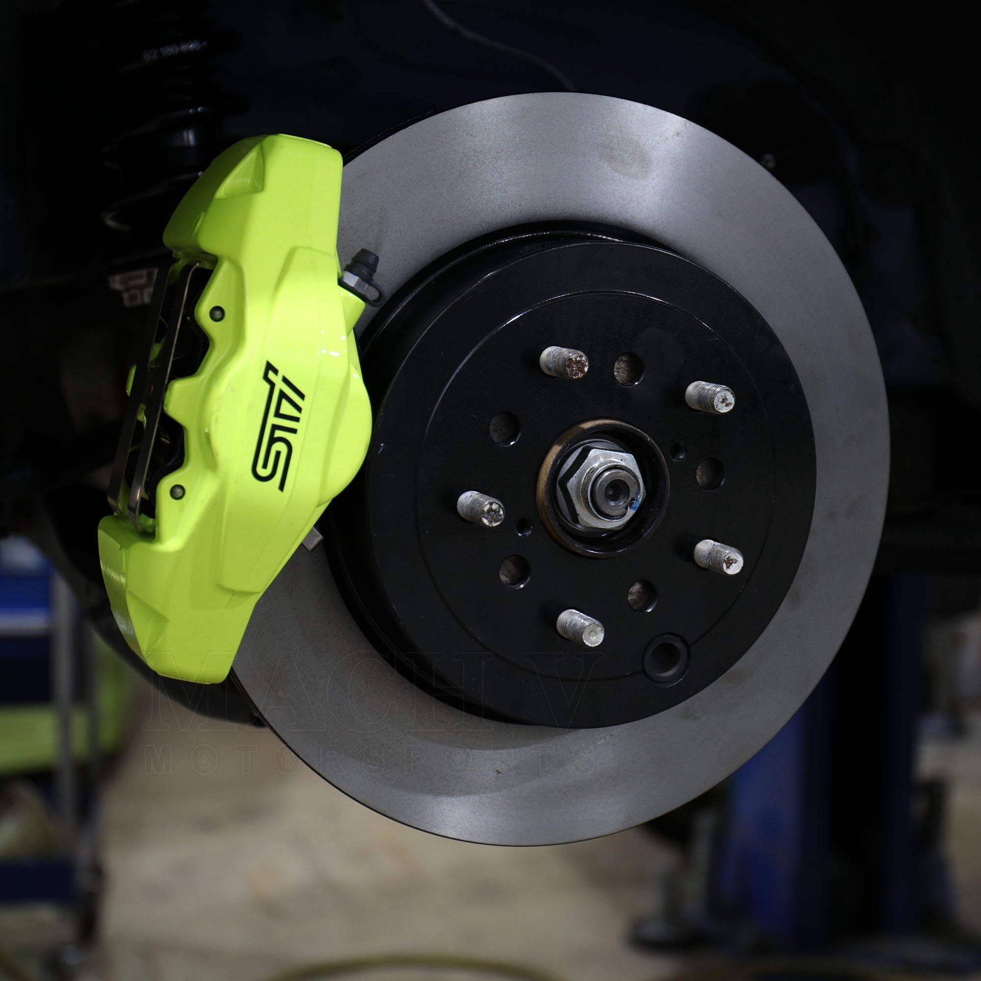 High-Performance Mach V/Subaru STI 6 Piston & 2 Piston Brembo Brake Kit for 2022+ WRX - Upgrade Your Ride for Track & Street Racing