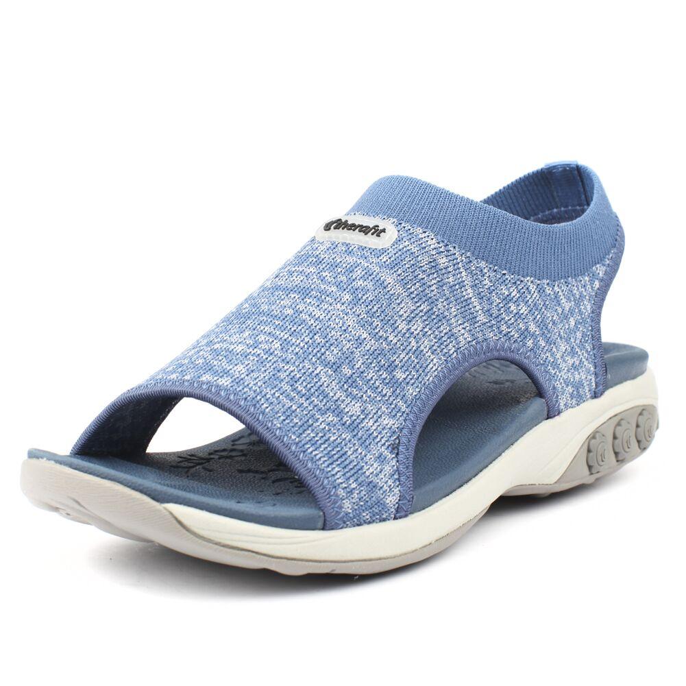 Carmel Women's Comfortable Stretch Fabric Sandals - Breathable & Lightweight for Summer, Beach, and Casual Wear