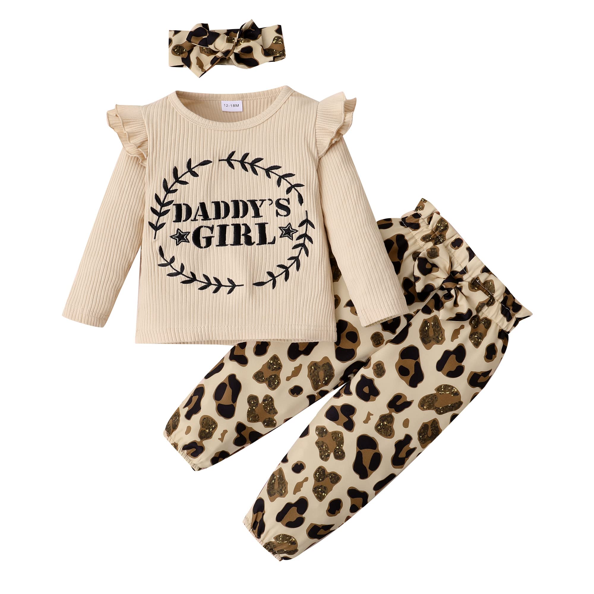 **Toddler Girl Outfits - Cute Long Sleeve Ruffle Shirt & Pants Set for Baby Girls 1-3 Years | Perfect for Playdates, Holidays & Family Photos**