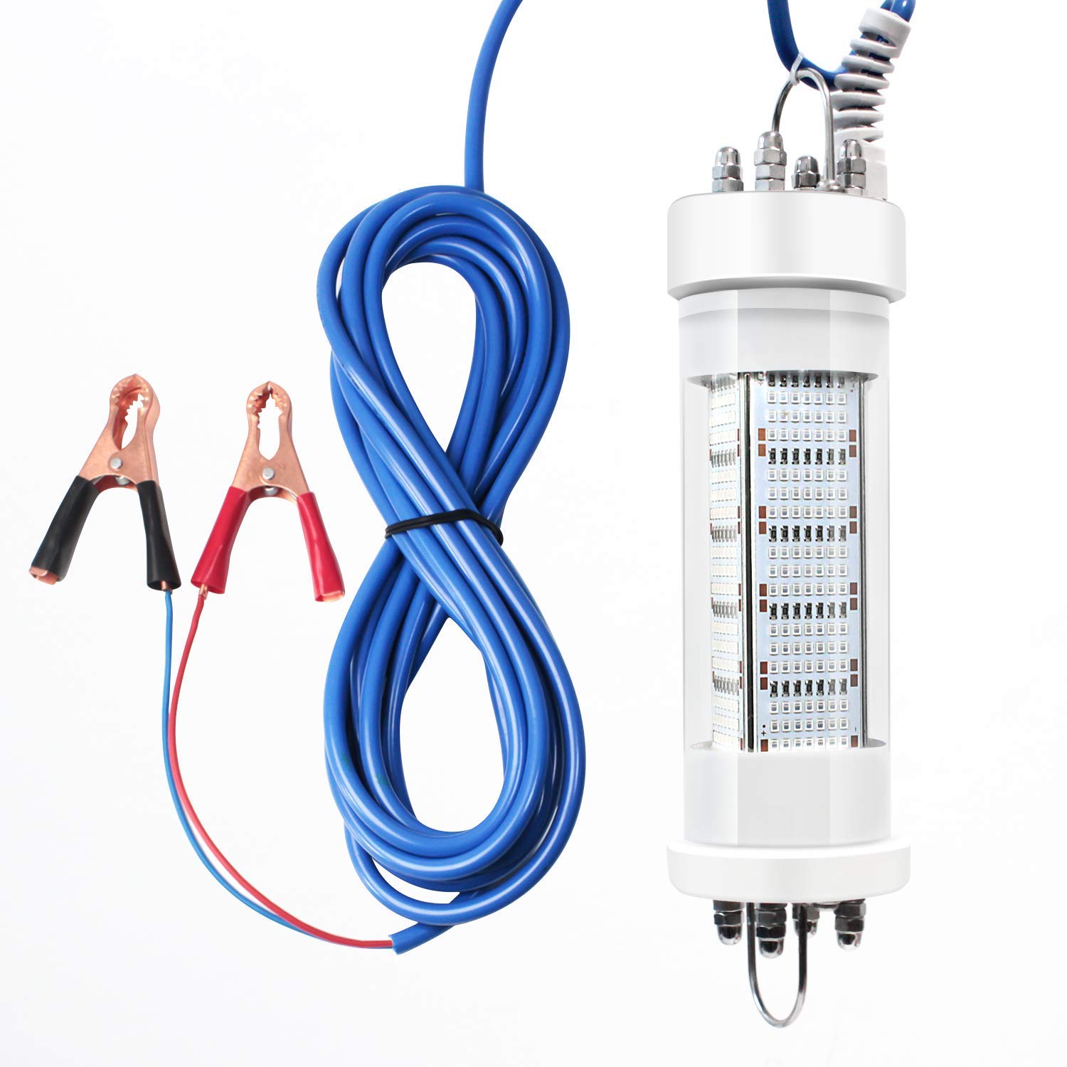 140W 12V IP68 Waterproof LED Underwater Fishing Light - Bright Night Fishing Lamp for Boat, Dock & Ice Fishing | Perfect for Attracting Fish in Deep Waters