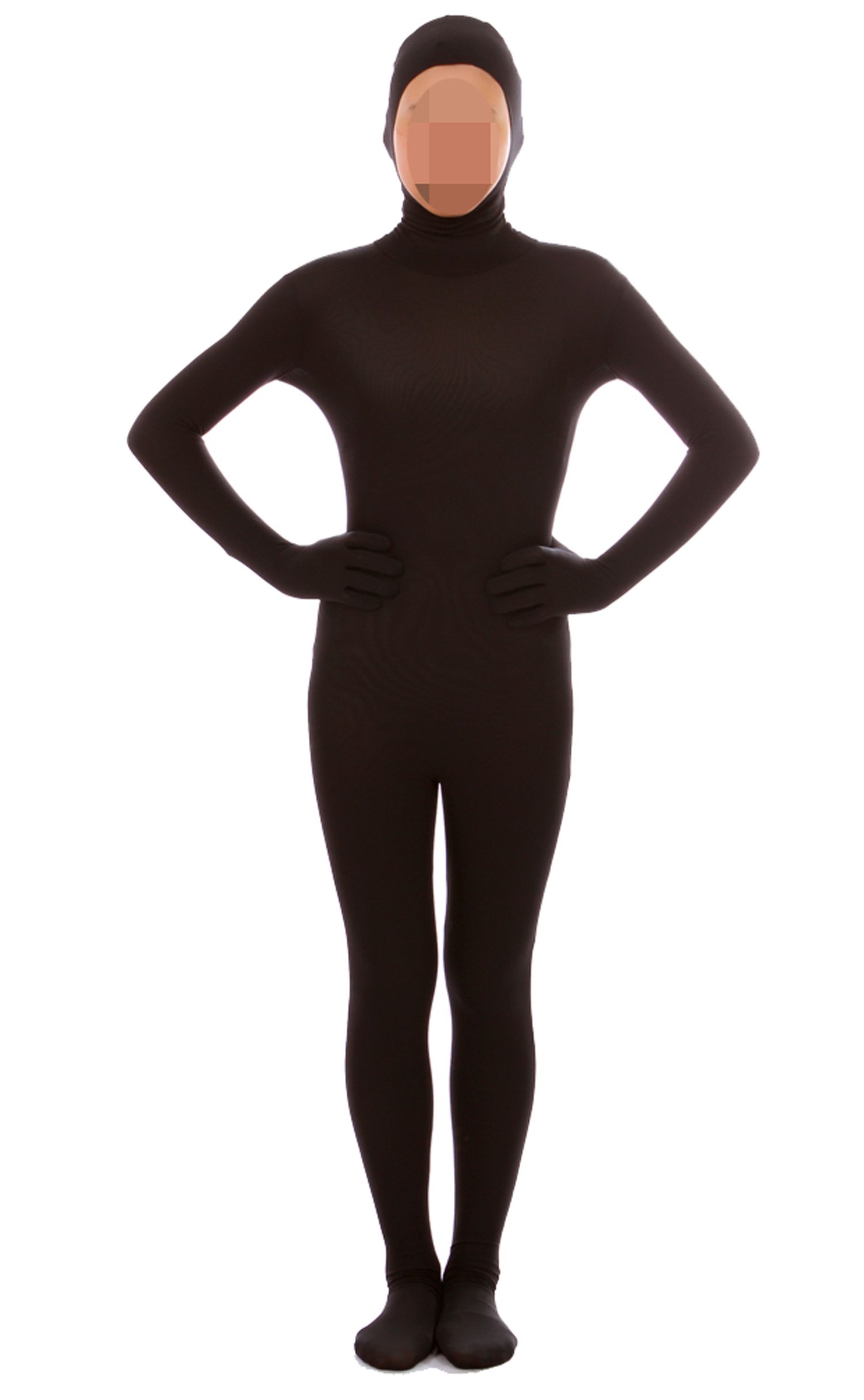 VSVO Face Open Spandex Full Body Suit - Stretchy Costume for Cosplay, Dance & Performance - Halloween, Parties & Themed Events