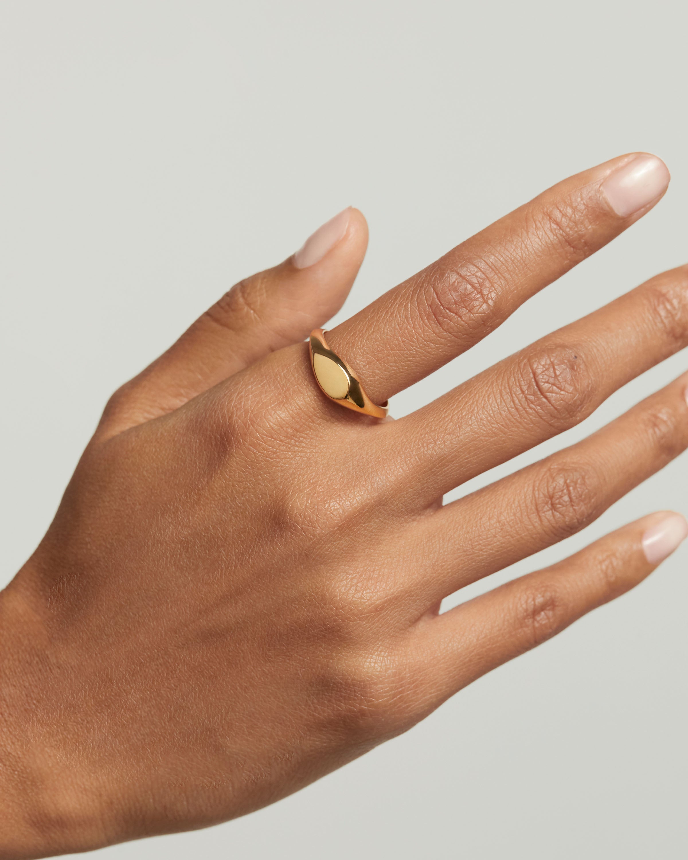Devi Stamp Ring - Elegant Adjustable Silver Jewelry for Women | Perfect for Gifts, Weddings, and Everyday Wear
