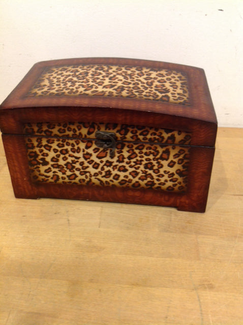 11 Wood Cheetah Box - Premium Handmade Wooden Storage Box with Cheetah Print Design - Perfect for Jewelry, Keepsakes & Home Decor