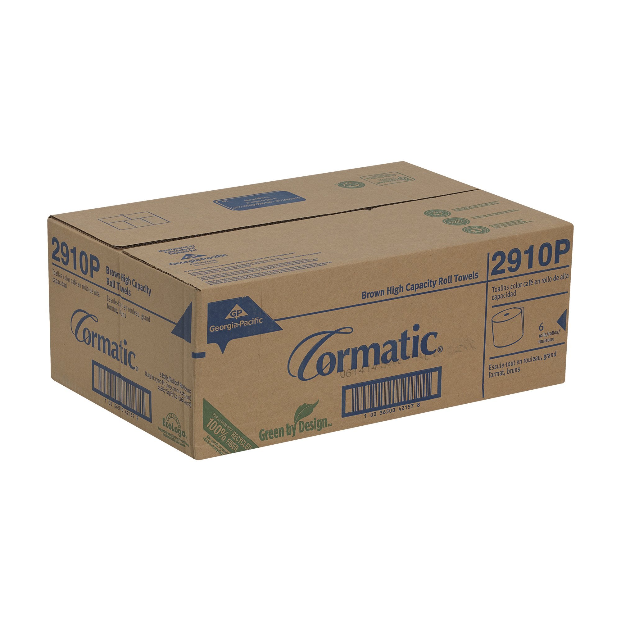 Premium Cormatic Brown Paper Towel Roll - 8¼