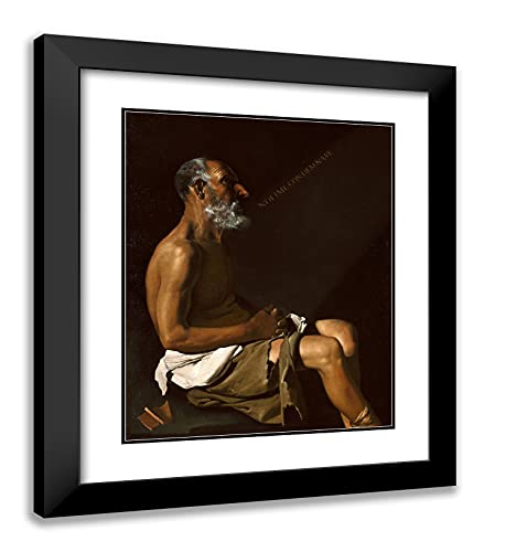 Black Modern Wood Frame With Double Matting