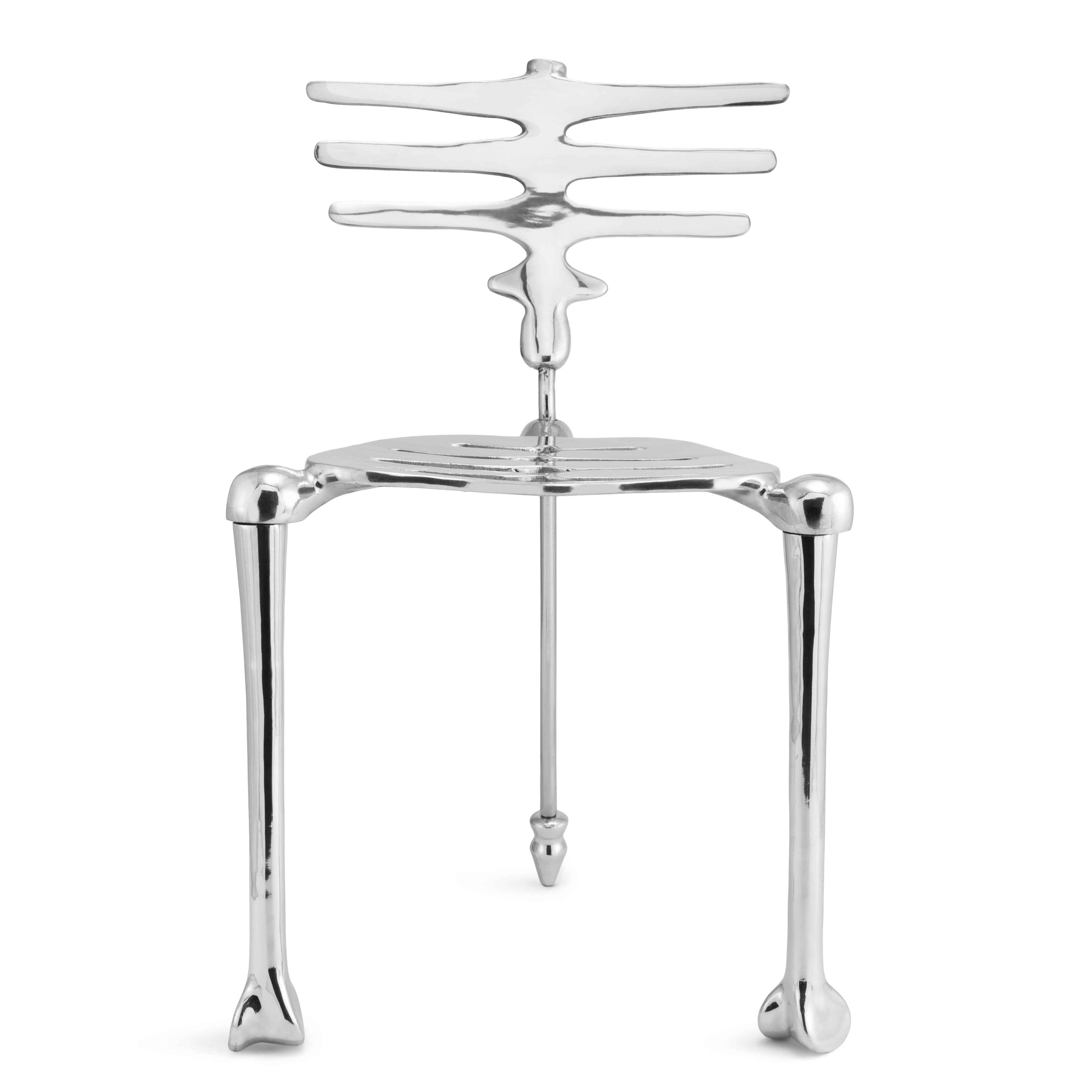 Modern Skeleton Chair - Industrial Style Metal Frame Accent Chair for Living Room, Bedroom, or Office - Perfect for Home Decor, Lounge Seating & Contemporary Interior Design