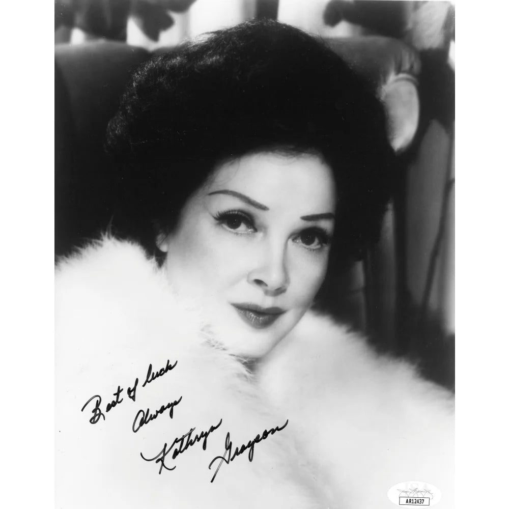 Kathryn Grayson Autographed 8x10 Photo - JSA Certified Authentic - Show Boat Signed Memorabilia - Perfect for Movie Collectors, Theater Fans & Vintage Hollywood Decor