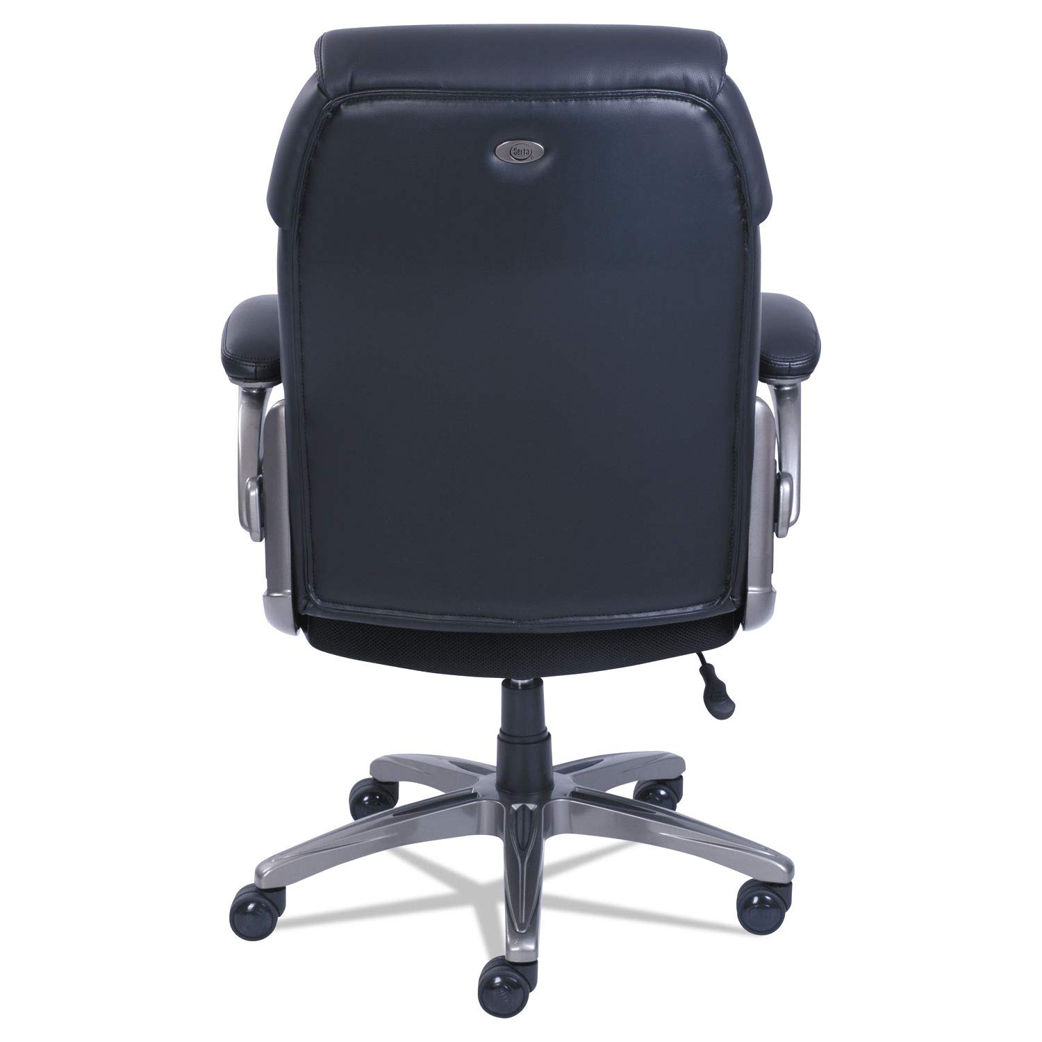 SertaPedic Cosset Mid-Back Executive Office Chair - Ergonomic Desk Chair with Adjustable Height (18.5