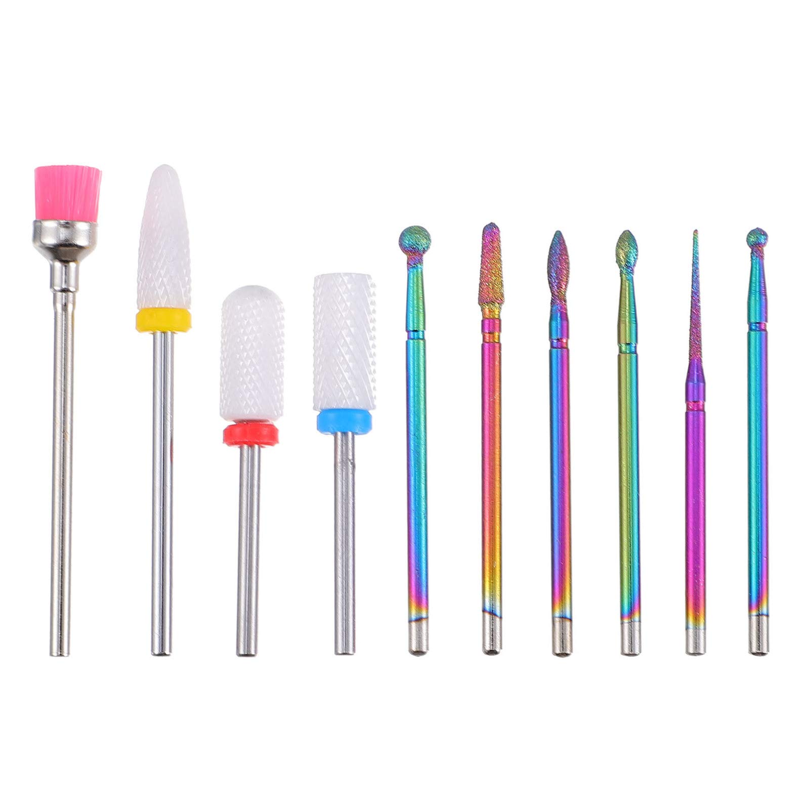 Minkissy Electric Nail Drill Kit with Diamond Tip Bits - Professional Manicure Tool Set for Nail Polish, Filing & Grinding | Portable Nail Care for Home & Salon Use