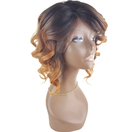 NIX&NOX Soft Lace Wig FLW Mimi - Natural Looking Human Hair Wig for Women with Breathable Cap - Perfect for Daily Wear, Cosplay & Special Occasions
