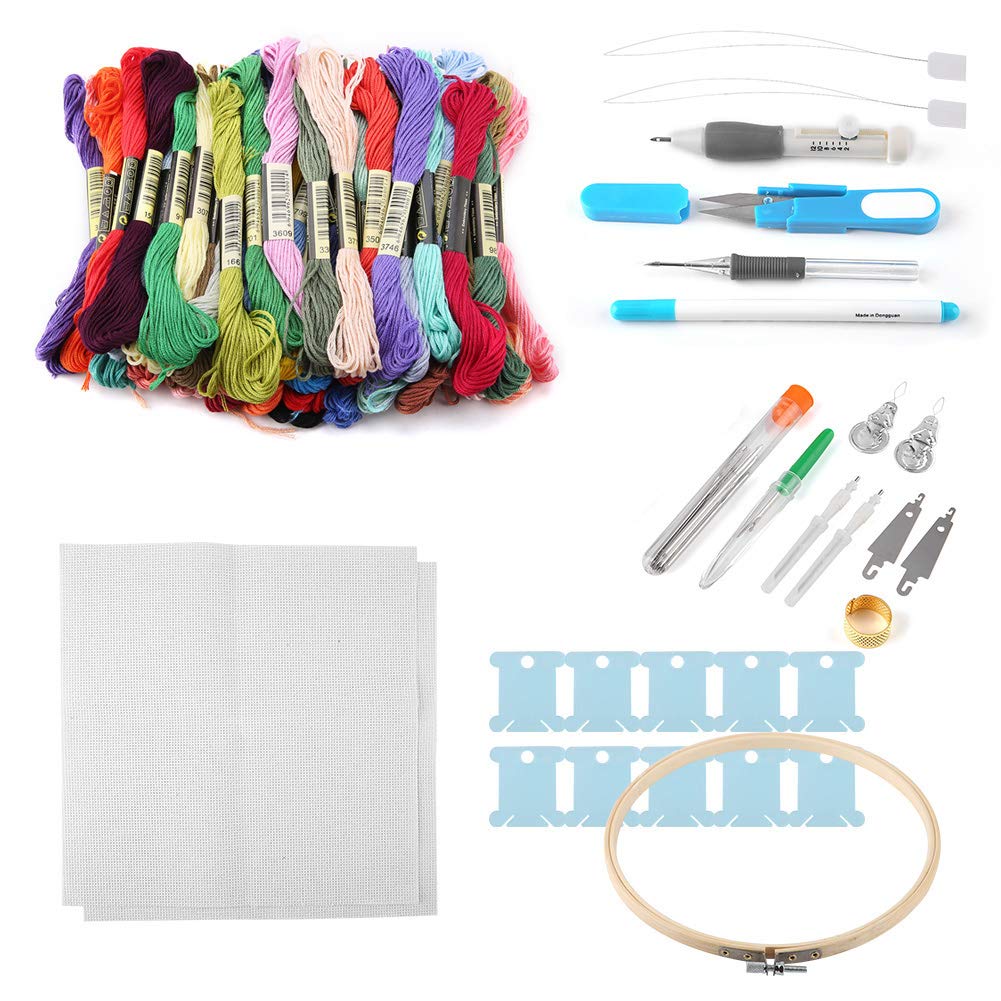 **Complete Knitting & Embroidery Tool Kit – Premium DIY Craft Supplies for Beginners & Experts – Perfect Gift for Grandma, Mom & Girlfriend – Ideal for Home Decor, Scarf Making & Handmade Gifts**