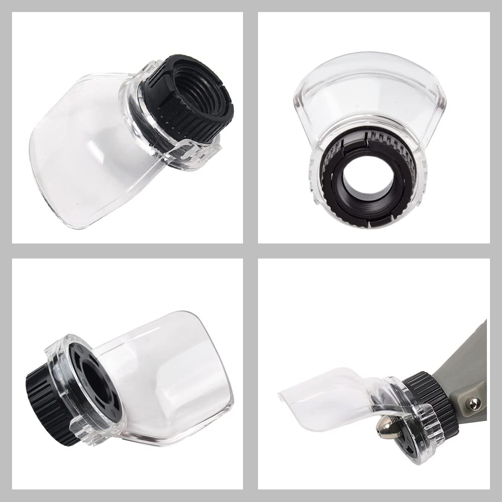 Wolfride 4PCS Rotary Tool Shield Attachment Set - Cutting & Sanding Accessories for Rotary Grinder Tools (200/3000/4000 RPM) - Perfect for DIY Projects, Woodworking & Metal Polishing