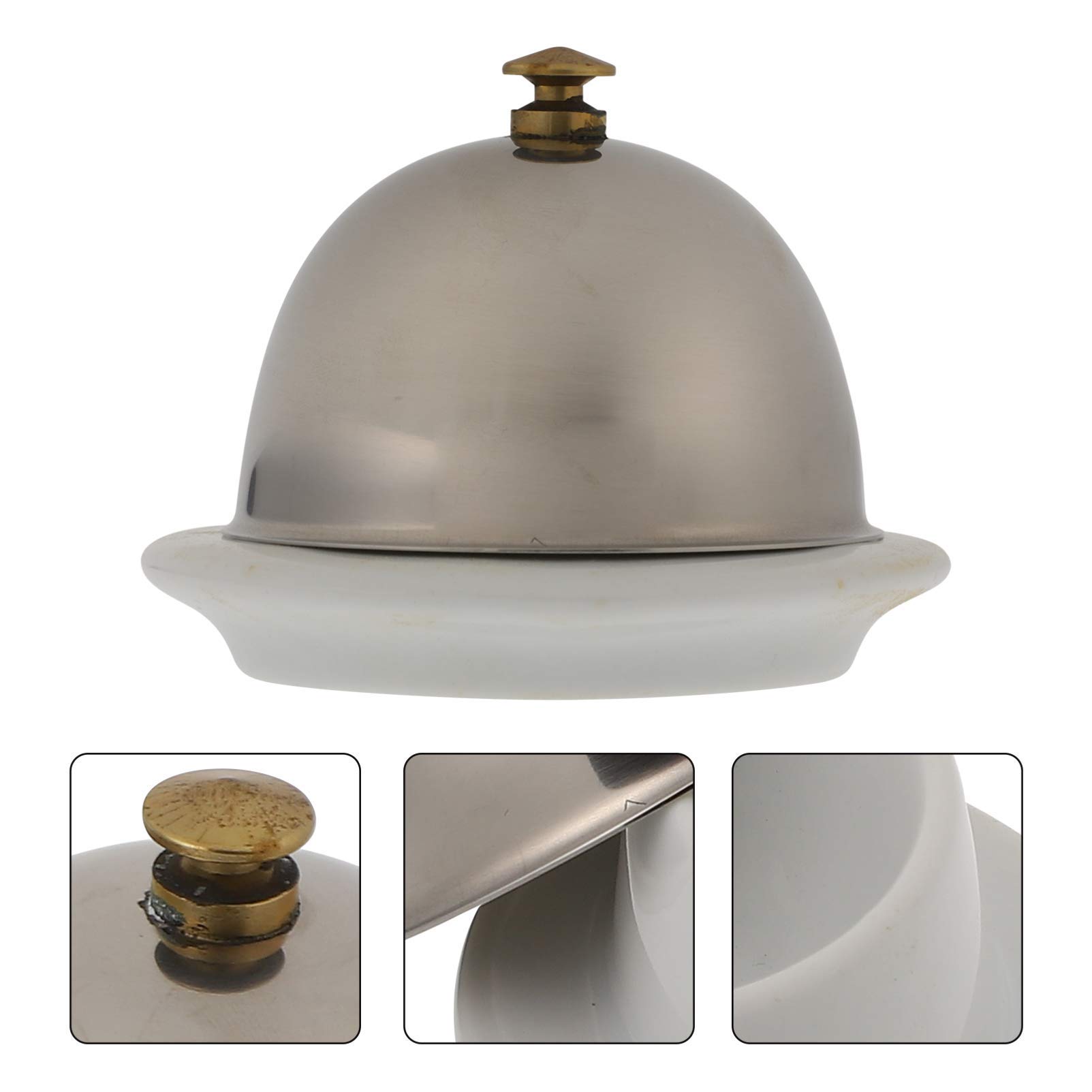 Stainless Steel Butter Dish with Lid - Cake Stand & Cheese Keeper for Kitchen & Dining