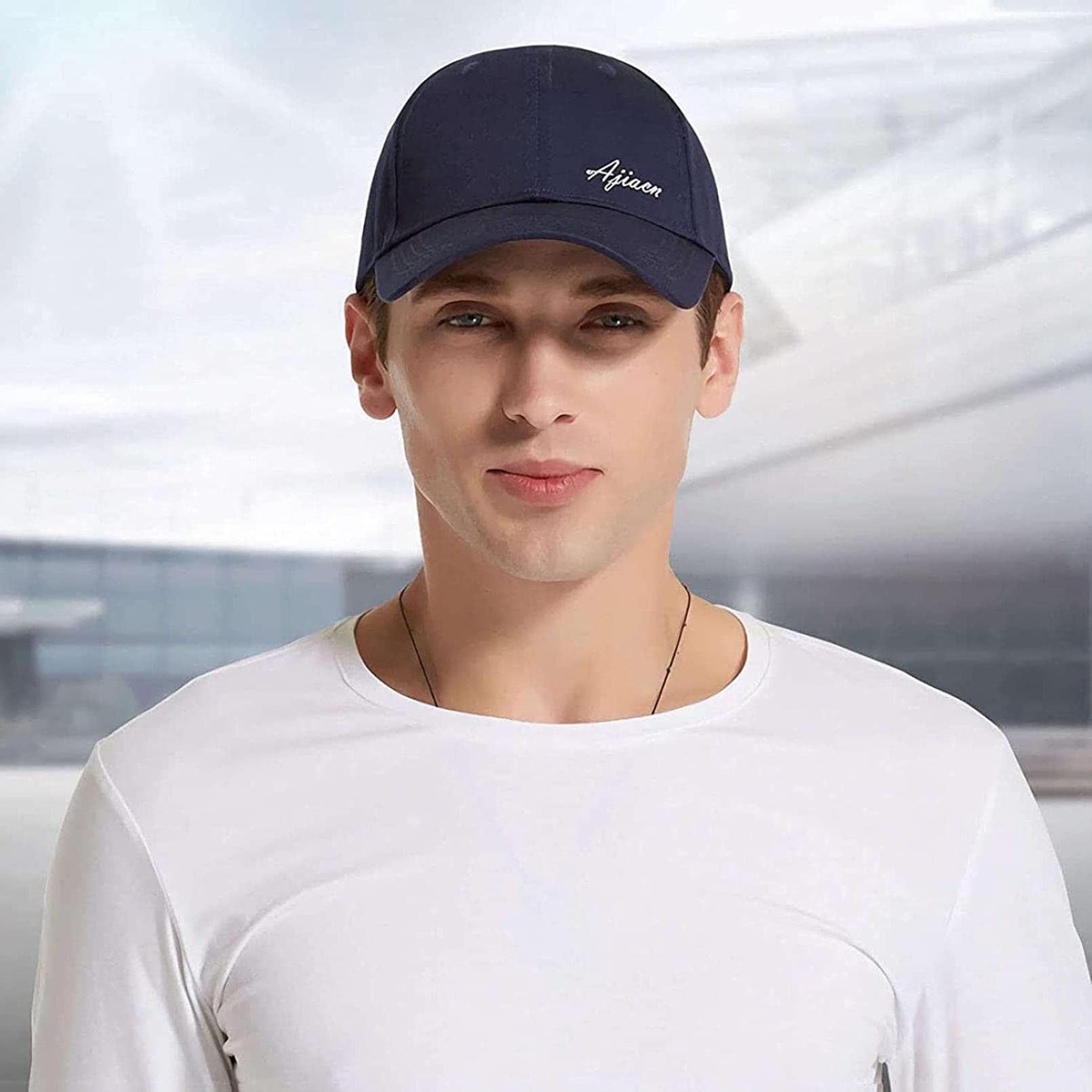 5G WiFi Shielding Cap - EMF Radiation Protection Baseball Hat for Mobile Phones & Devices - Blocks WiFi RF Signals - Navy Blue One Size - Ideal for Daily Commute, Travel & Outdoor Activities