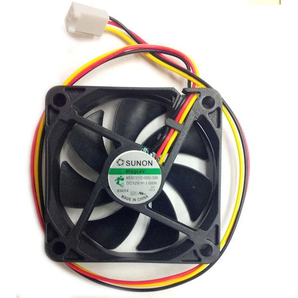 Sunon 60x60x15mm 12V DC Medium Speed Cooling Fan ME60151V2-000U-G99 for PC, Electronics, and Server Cooling - Quiet & Efficient Airflow Solution