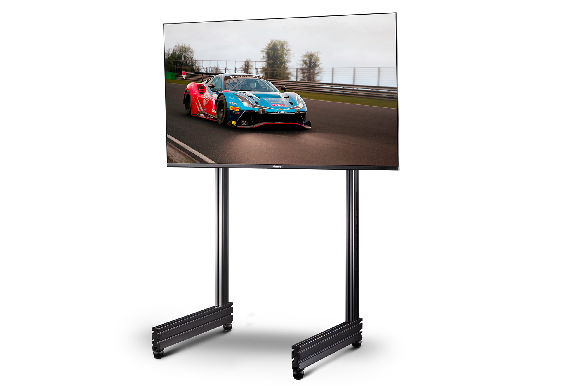 Next Level Racing Elite Freestanding Single Monitor Stand - Adjustable Racing Cockpit Stand for Sim Racing | Perfect for Gaming Setup, Flight Simulation & Home Office Workstation
