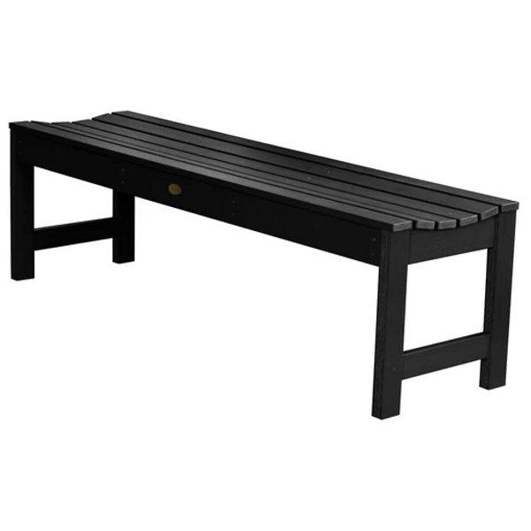 Lehigh Backless Synthetic Wood Picnic Bench - Durable Outdoor Dining Table for Patio, Garden & Park - Perfect for BBQs, Camping & Family Gatherings