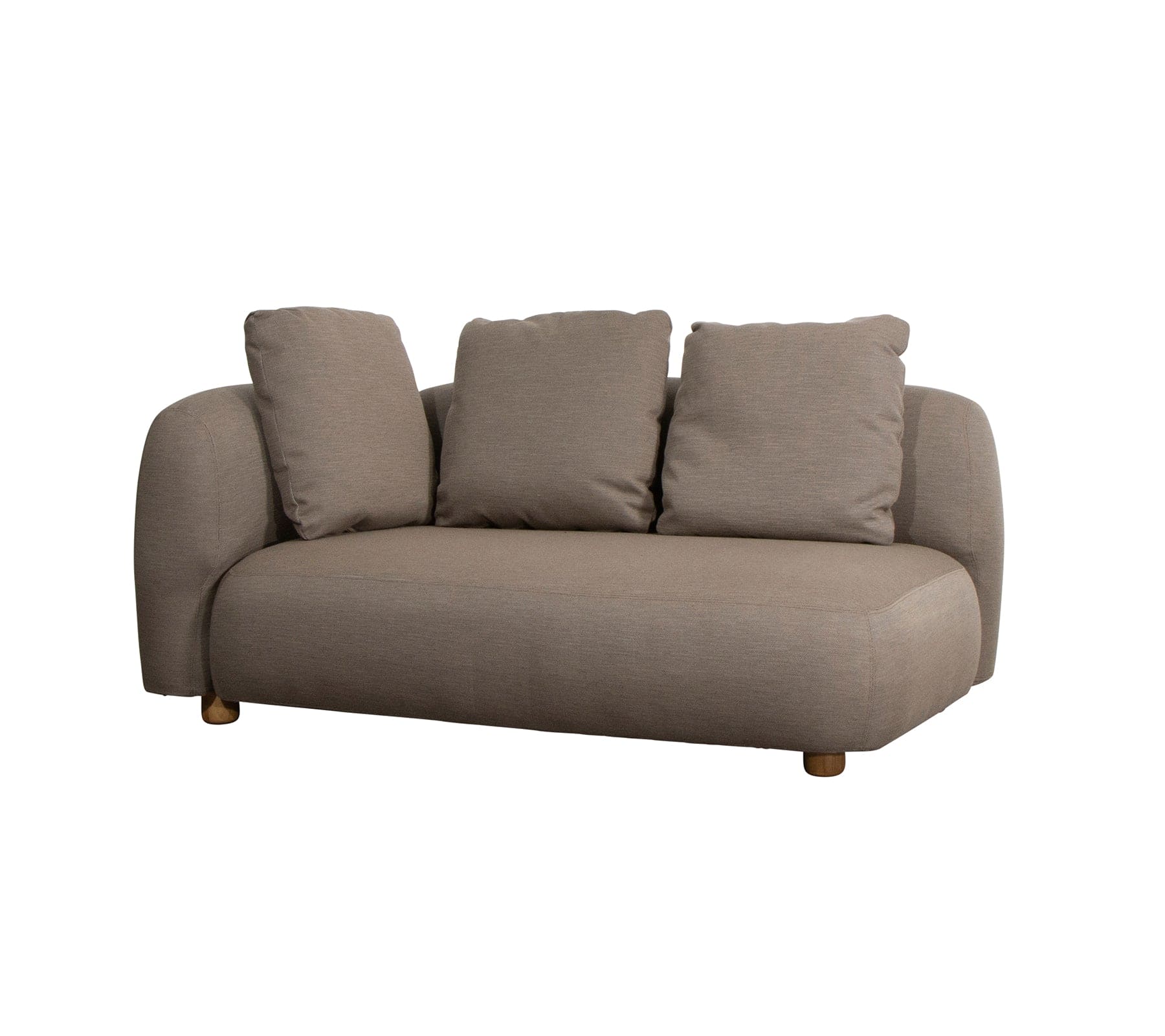 Capture 2-Seater Outdoor Sofa Right Module - Waterproof Patio Furniture for Garden, Poolside & Backyard Relaxation