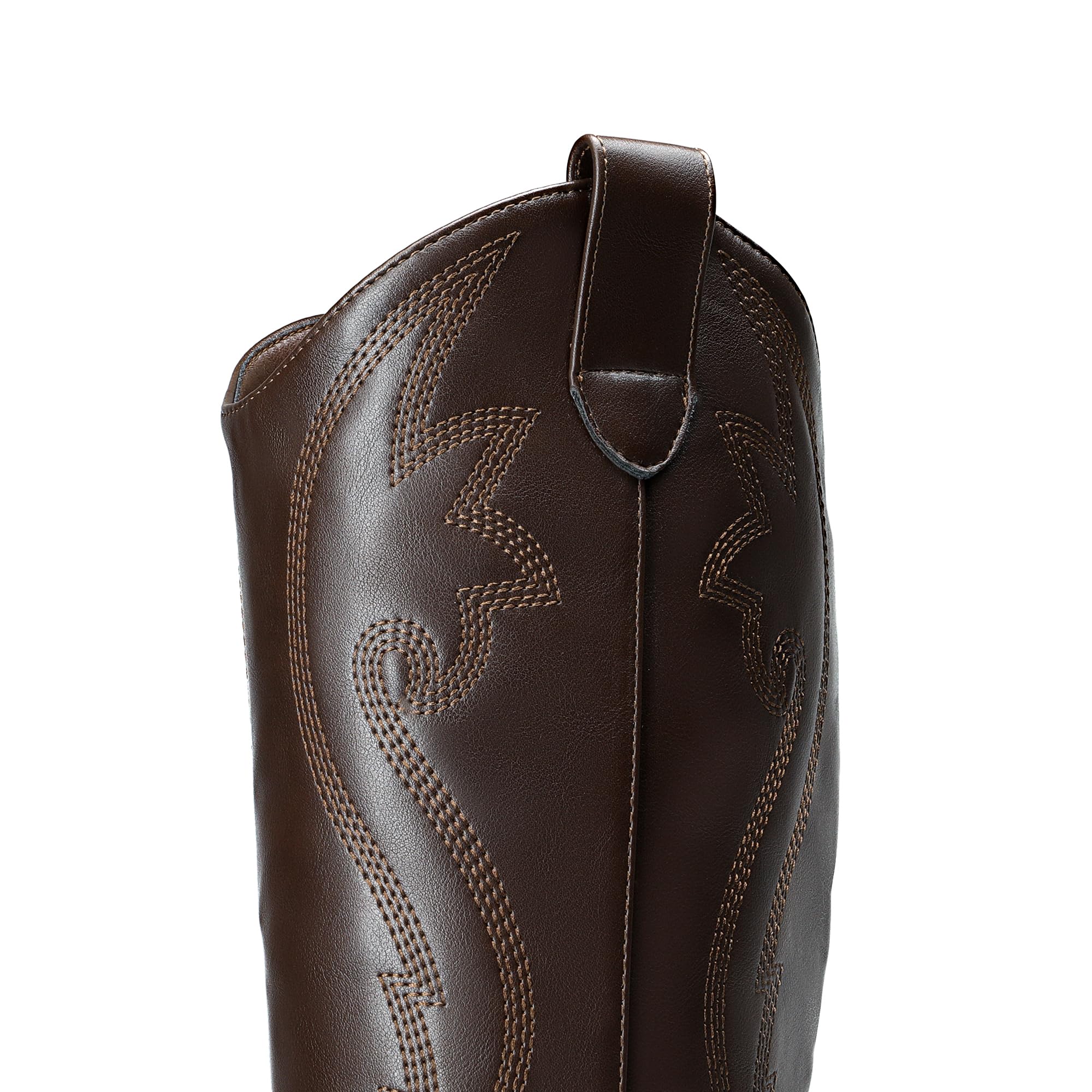 DREAM PAIRS Women's Cowboy Boots - Western Cowgirl Knee High Boots with Block Heel | Fashionable & Comfortable for Country Dancing, Rodeo, and Everyday Wear