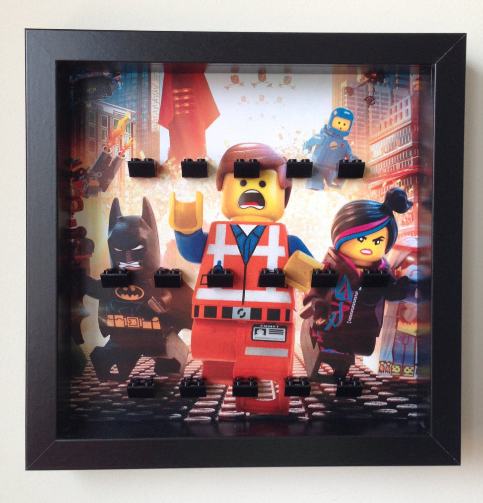 The Lego® Movie Minifigures Display Frame - Collectible Minifigure Showcase for Home & Office Decor