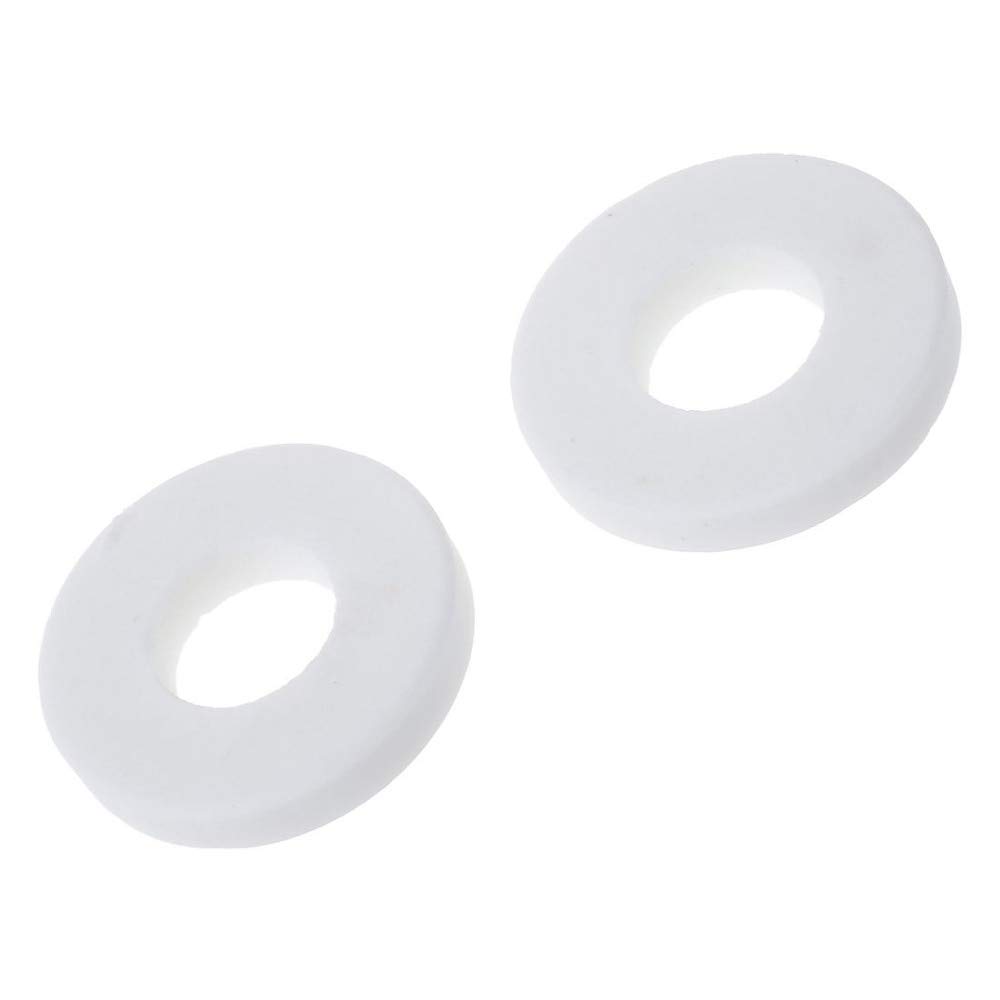 Ochoos 5-Pack Ceramic Washers - 26x11x4.6mm Round Insulation Spacers, White Ceramic Protection Rings for Electronics, DIY Projects & Heat Resistance Applications