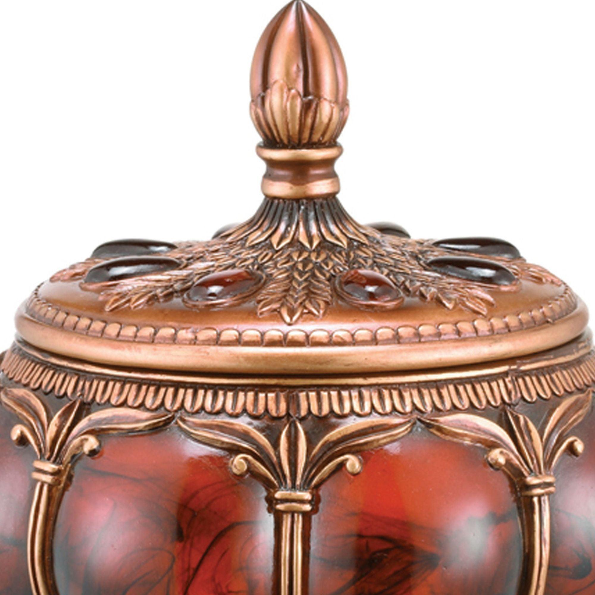 11.5 Inch Tall Decorative Jewelry Box with Multiple Designs & Elegant Accents - Perfect for Jewelry Storage, Gift Giving & Home Décor