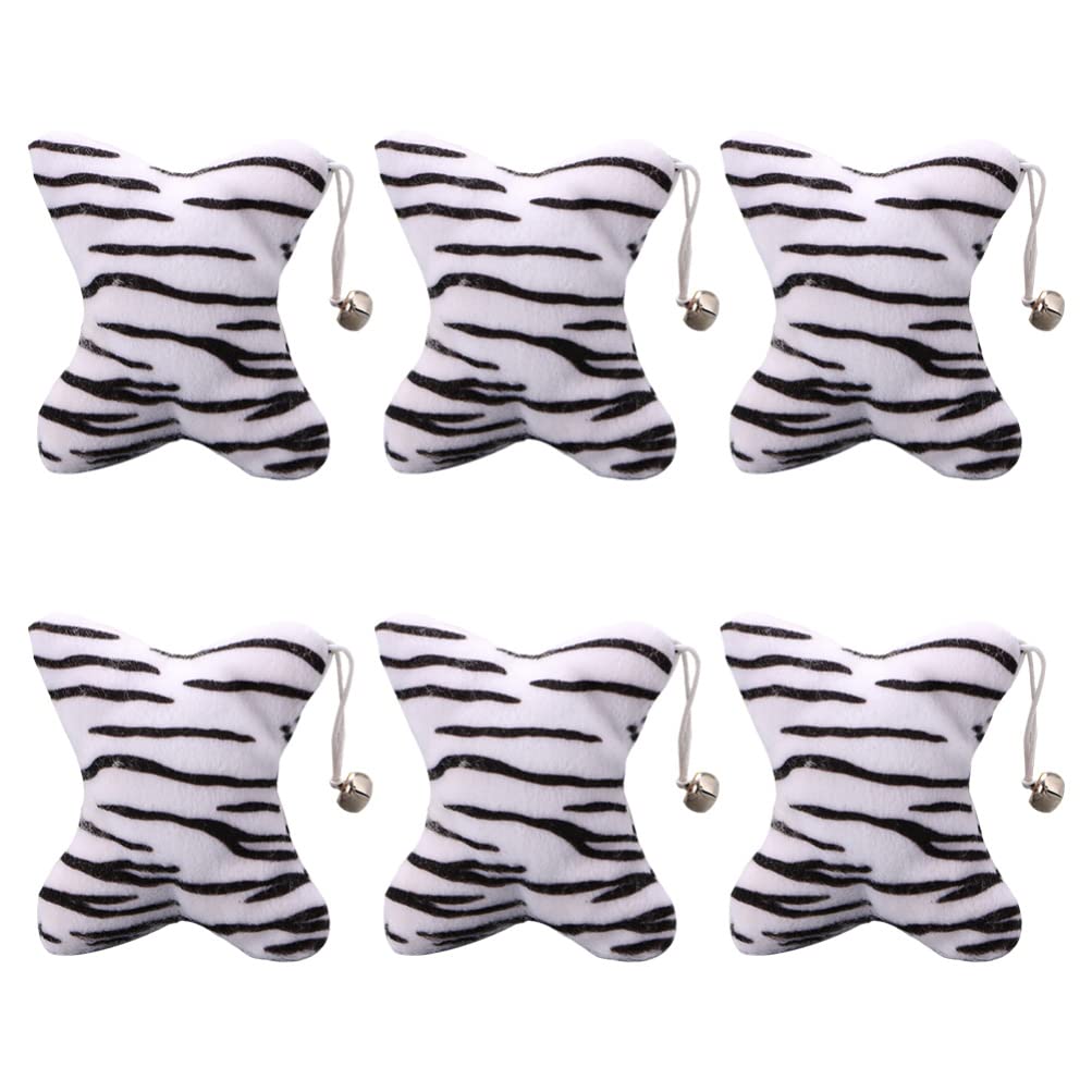 POPETPOP Kitten Toys - 6pcs Catnip Plush Chew Toys for Kittens, Bite-Resistant Stuffed Pillow Shape Interactive Cat Toys with Catnip, Perfect Teething Gift for Cats - Great for Playtime, Training & Stress Relief