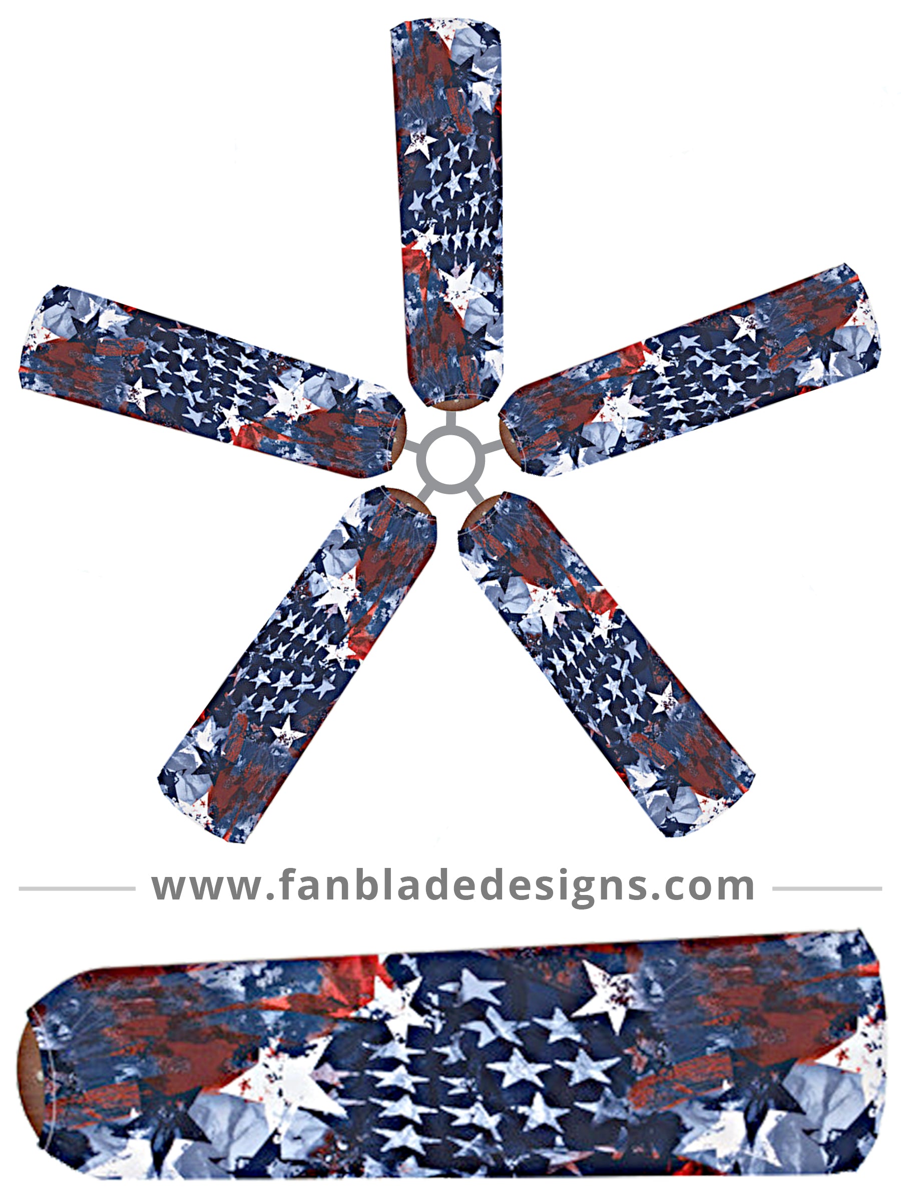 Funky American Flag - Patriotic Home Decor for Living Room, Bedroom & Outdoor Parties | USA Flag Wall Art, Unique Gift for Independence Day & National Holidays