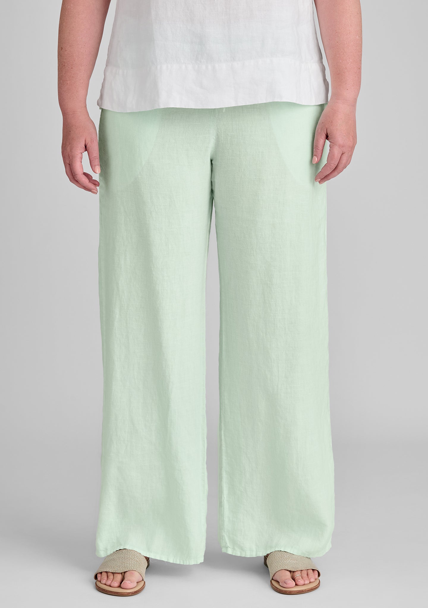 Flat Iron Pant - Linen Drawstring Pants for Women | Comfortable Casual Lounge Pants | Perfect for Yoga, Travel & Home Wear