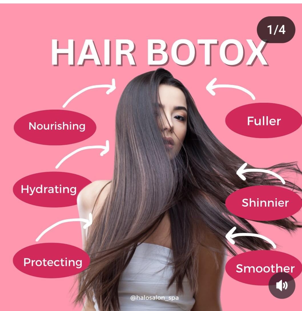 Kress Ultimate Hair Treatment Kit: Btox Shampoo, Conditioner & Hair Protein for Deep Repair & Smoothness - 4pc Set (300ml) | Salon-Quality Hair Care for Damaged, Frizzy & Color-Treated Hair at Home