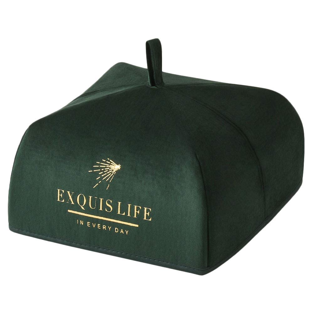 DOITOOL Insulated Food Cover for Picnics, BBQs & Outdoor Dining - Blackish Green | Keeps Meals Warm & Fresh | Perfect for Camping, Parties & Travel