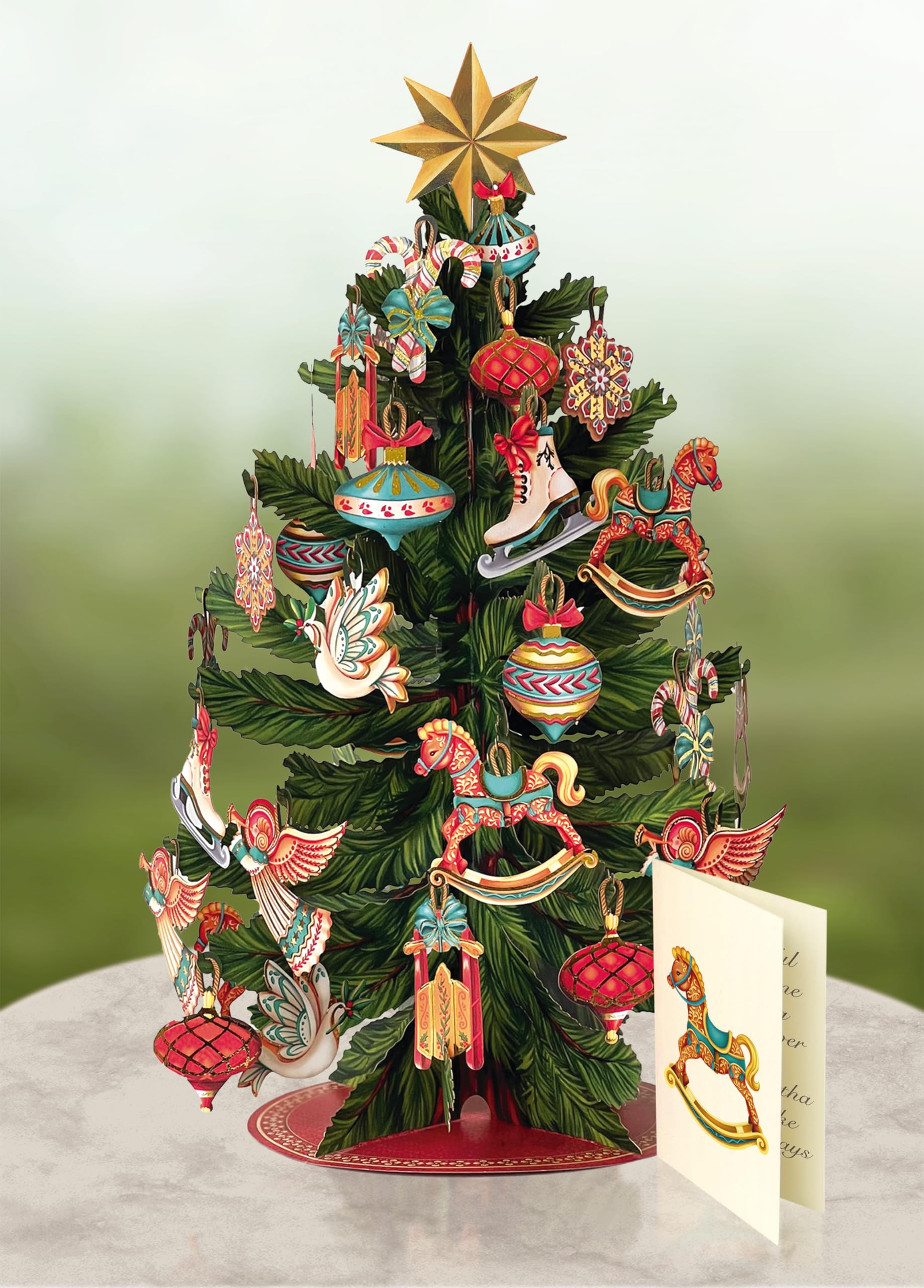 3D Popup Greeting Cards - Birthday & Christmas Gift Cards with Envelopes for Special Occasions