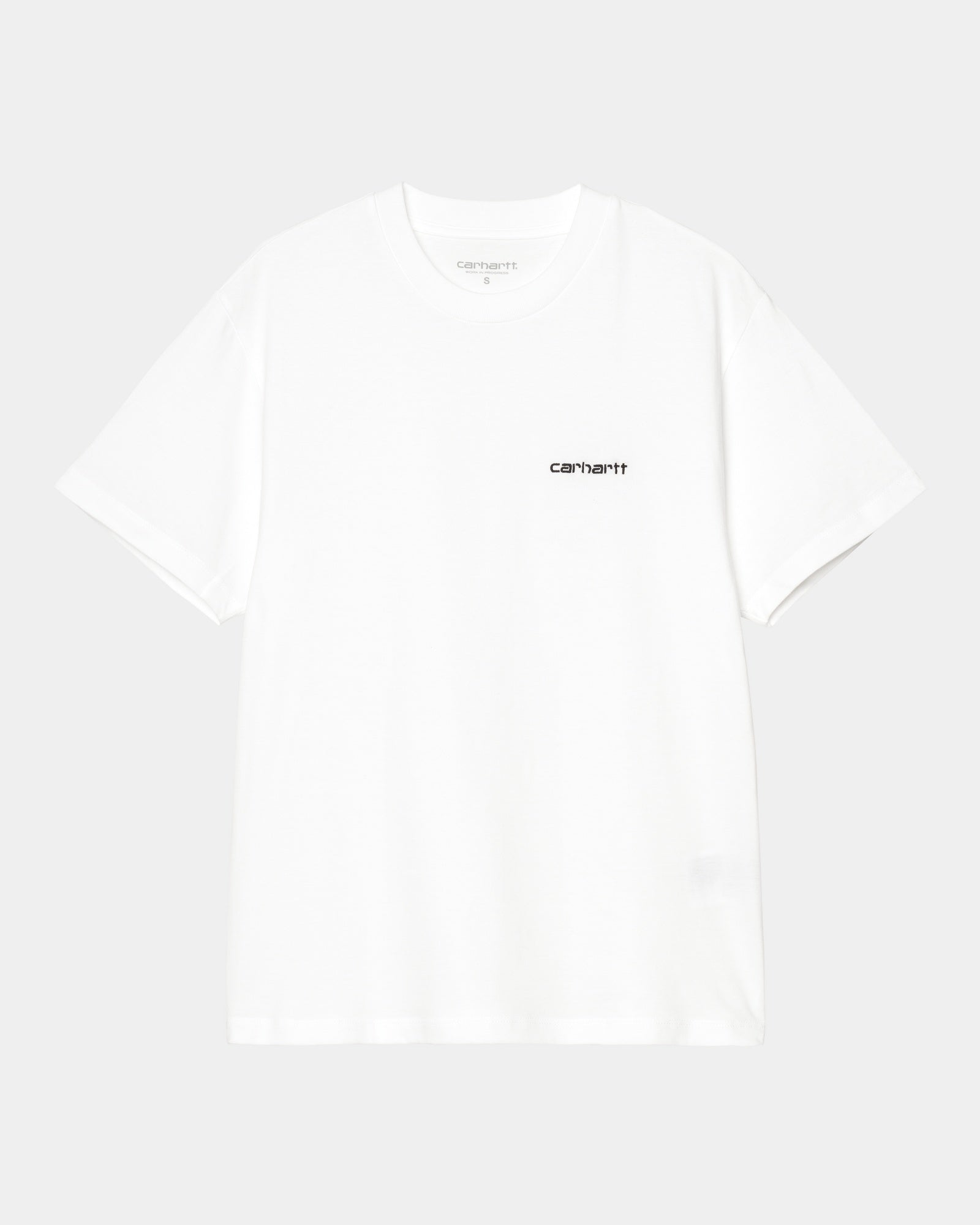 Women's Script Embroidery T-Shirt - Soft Cotton Vintage Style Tee for Casual Wear | Perfect for Everyday Outfits, Date Nights & Weekend Brunch
