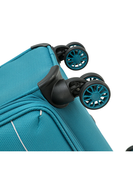 Tosca SO LITE AIR5055 3-Piece Lightweight Luggage Set in Teal - Perfect for Travel, Vacation & Business Trips