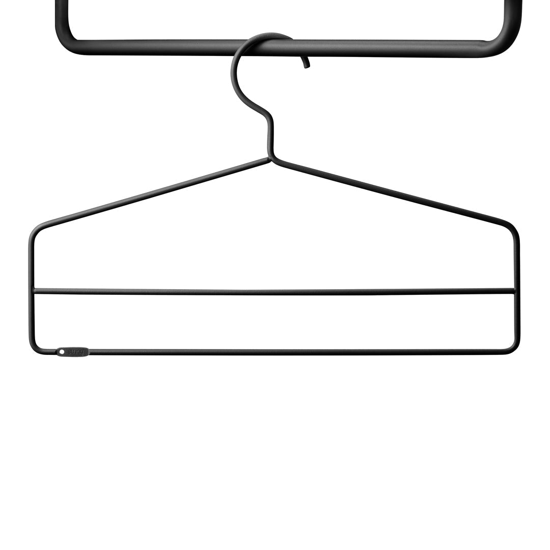 4-Pack Wooden Coat Hangers for Closet Organization - Heavy Duty Clothes Hangers for Jackets, Shirts & Pants - Space Saving Wardrobe Essentials for Home & Office Use