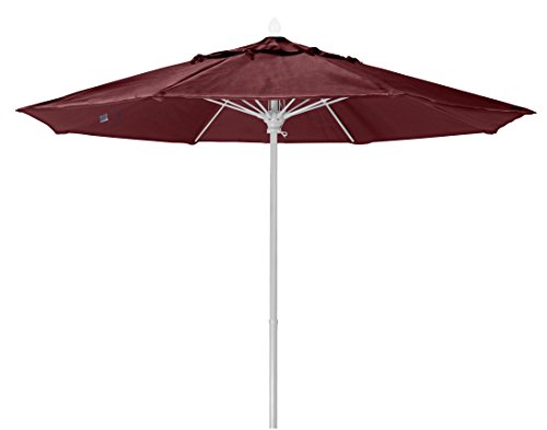 Burgundy with White Pole