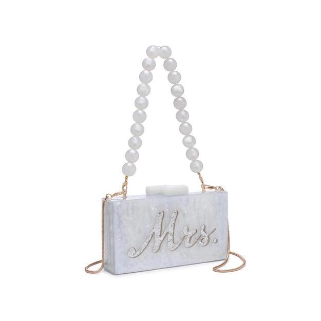 Elegant White Wedding Evening Clutch for Bride - Perfect for Bridal Parties, Prom & Special Occasions