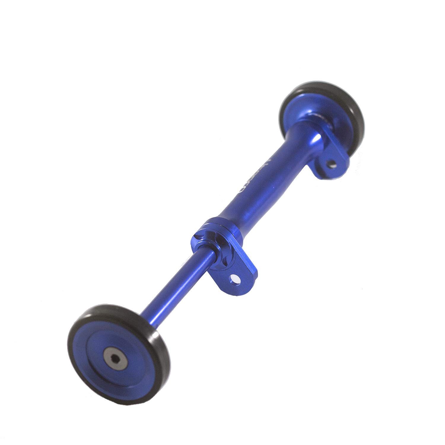 BROMPTON Folding Bike Eazy Wheels Extender & Wheels Set - Blue | Easy Transport & Parking Accessory for Commuting & Travel | Compact Bike Storage Solution