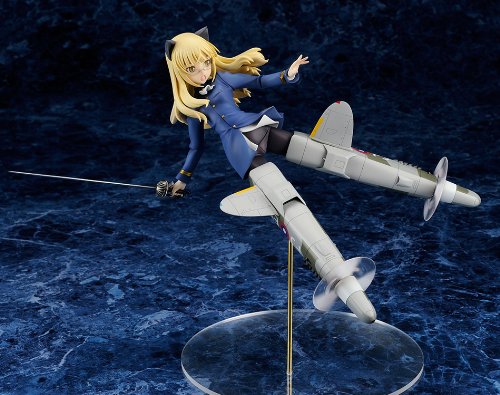 Strike Witches Perrine Clostermann 1/8 Scale PVC Anime Figure - Collectible Character Model for Display, Gift, and Anime Fans