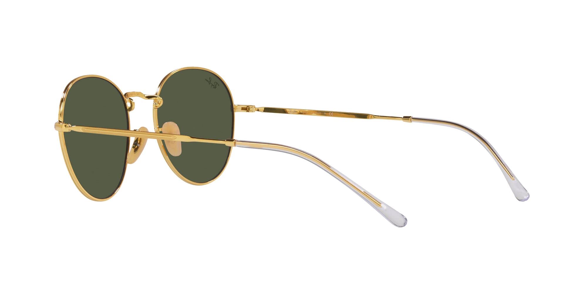 Ray-Ban RB3582 David Round Polarized Sunglasses for Men & Women - Classic Retro Style, UV Protection, Lightweight & Comfortable - Perfect for Driving, Travel, and Outdoor Activities