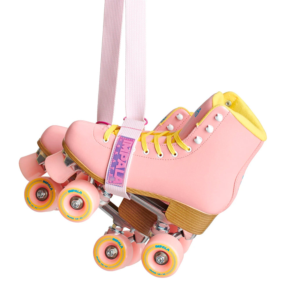 Impala Skate Carry Strap - Adjustable Pink Skateboard Shoulder Strap for Easy Transport | Perfect for Skateboarders, Roller Skaters & Scooter Riders