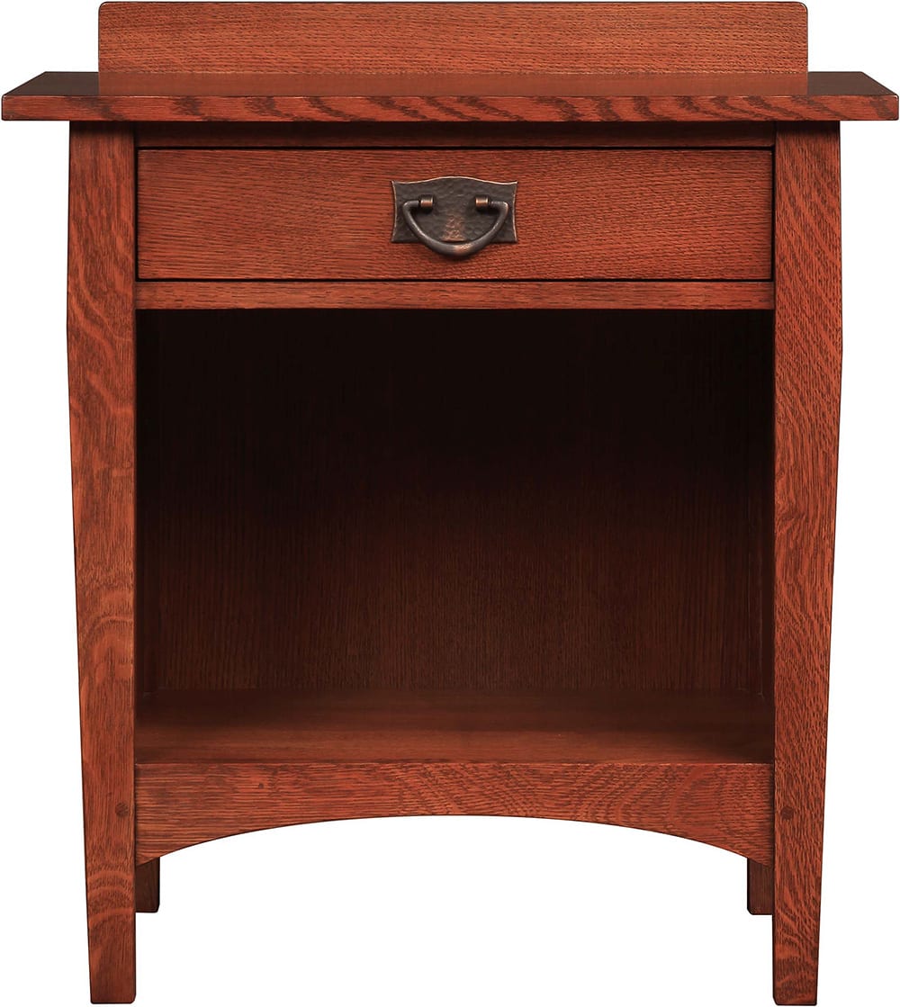 Harvey Ellis Open Nightstand - Modern Bedside Table with Storage Shelf for Bedroom, Living Room & Office - Stylish & Functional Home Decor