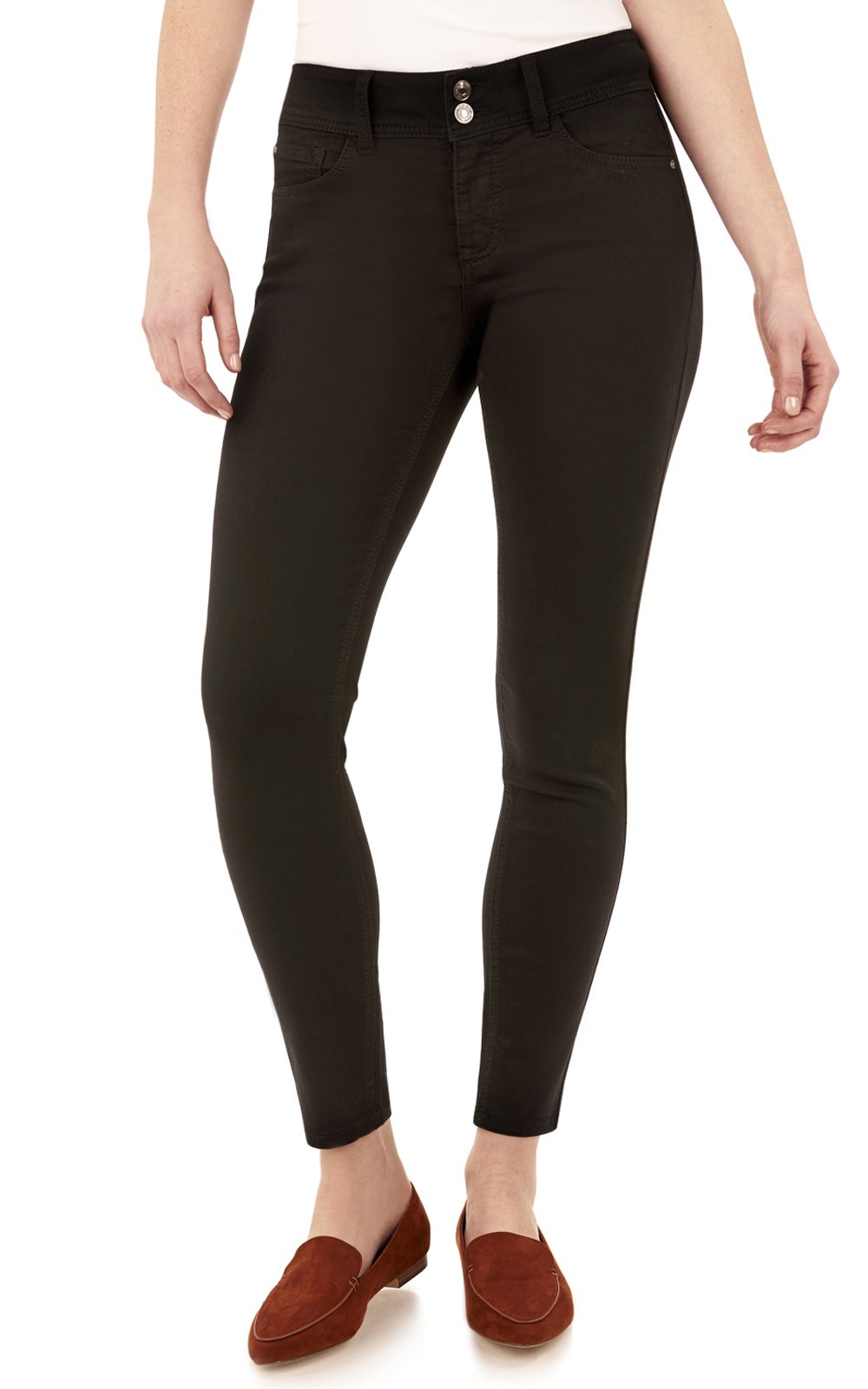 Angels Forever Young Women's High Waisted Curvy Skinny Jeans - Stretch Denim Pants for Casual Wear & Night Out