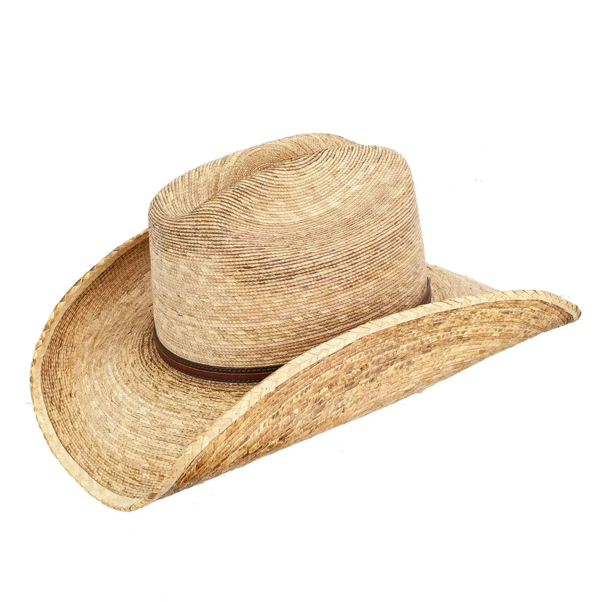 Peter Grimm Jerez Authentic Mexican Palm Straw Cowboy Hat - Western Style Sun Hat for Men & Women - Perfect for Rodeo, Beach, Outdoor Adventures & Country Music Festivals