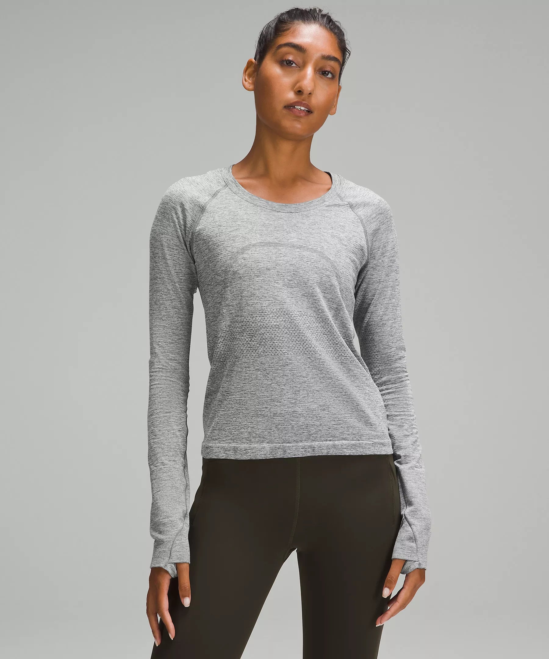 Lululemon Women's Swiftly Tech Long Sleeve Shirt 2.0 - Moisture-Wicking Workout Top for Running, Yoga & Gym | Lightweight & Breathable Activewear